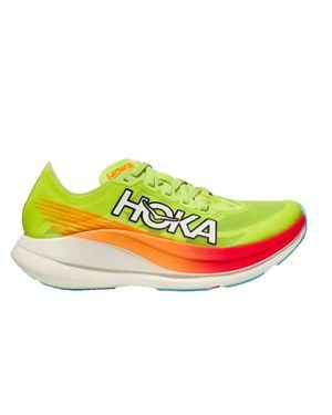 Hoka One One Rocket X 2 Lettuce Solar Flare 1127927-Lcs - Blue
