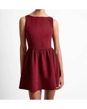 French Connection Arza Low Back Mini Dress - Red