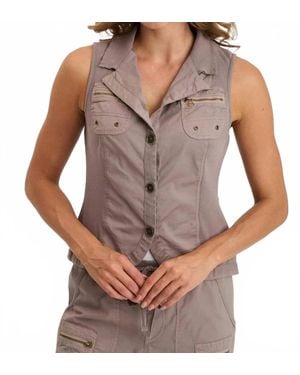 XCVI Shelton Vest - Gray