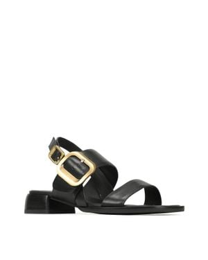 EOS Melbourne Tegean Slingback Sandals - Black