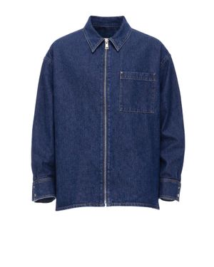 Desmo Dark Denim Overshirt - Blue