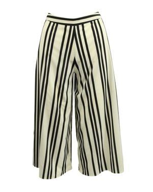 Alice + Olivia Striped Wide Leg Pants - Multicolor