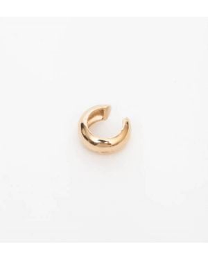 Zoe Chicco Wide Round Chubby Ear Cuff - White
