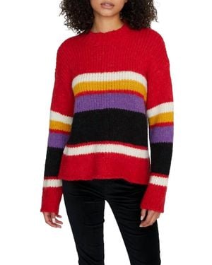 Sanctuary Party Stripe Sweater - Red