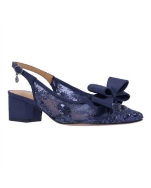 J. Reneé Triata Mesh Pumps - Blue