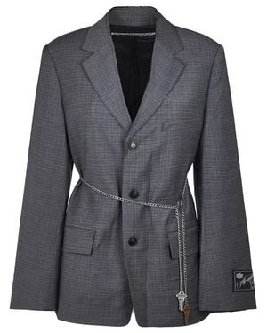 ジャケット Alexander Wang Wool Blend Blazer BLAZER IN WOOL TAILORING in BLACK | alexanderwang®