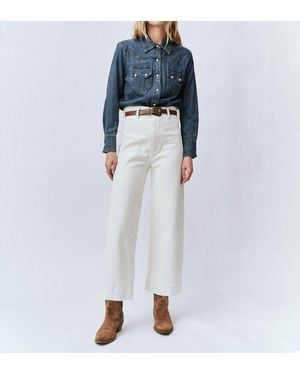 The Great Seafair Wide Leg Jean - Blue