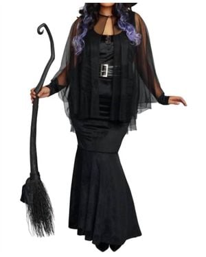 Dreamgirl Bewitching Beauty Costume Dress - Black