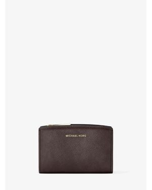 Michael Kors Bryant Medium Nubuck Wallet - Gray