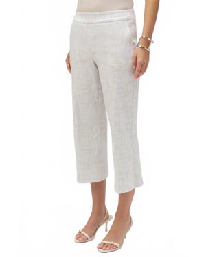 Joseph Ribkoff Millennium Geometric Print Culotte Pants - Gray