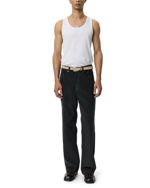 mfpen Corduroy Pants With Classic Straight-Leg Silhouette - Black