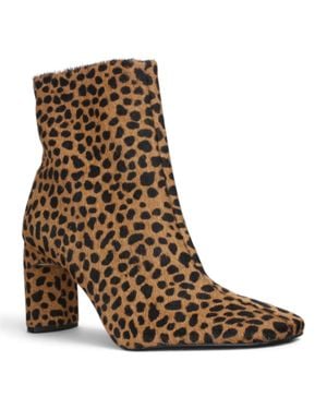 Carrano Abigail Fur Leather Dress Boots - Brown