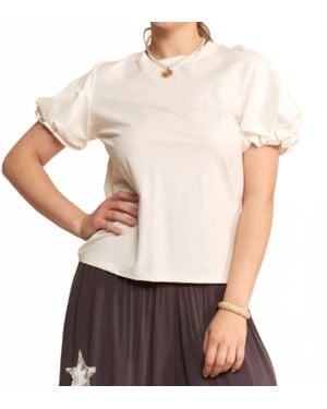 Davi & Dani Love Somebody Top - White