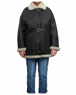 Lusso Beni River Leather Jacket - Black