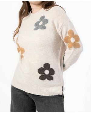 Funsport Flower Power Sweater - Natural