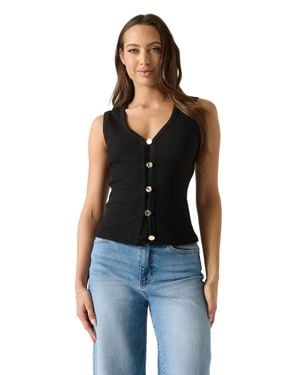 Guess Sl Flor Top - Blue