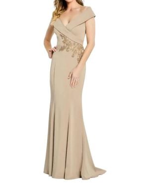 Montage by Mon Cheri One Shoulder Wedding Dress - Natural