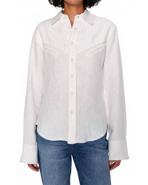 DL1961 Lisette Linen Shirt - White
