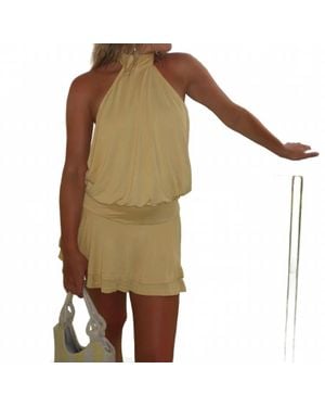 Loucia Take It Back Mini Dress - Brown
