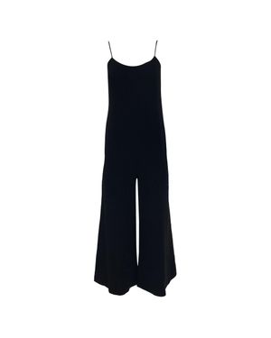 Theory Wide-Leg Sleeveless Jumpsuit - Blue