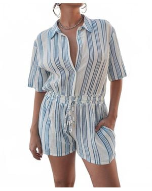 Debbie Katz Sachi Romper - Blue