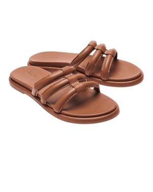 Olukai Tiare Slide Sandals - Brown