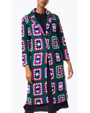 Vilagallo Sienna Coat - Blue