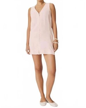 Splendid Lounge Denim Mini Dress - Pink