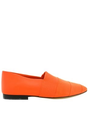 Ferragamo Ferragamo Alkes Grosgrain Banded Loafers - Orange