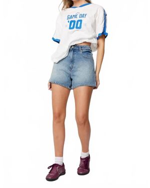 Abrand Jeans Venice High Rise Short - Blue