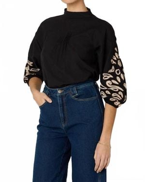 Cleobella Clarissa Blouse - Black