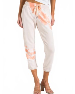 n:PHILANTHROPY Sunset Tie Dye Night Jogger - White
