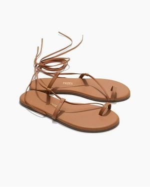 TKEES Jo Wrap Sandal - White