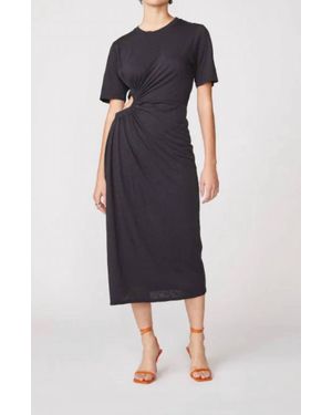 Stateside Supima Slub T-Shirt Dress - Blue