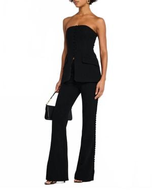 Sans Faff Marais Button Pants - Black