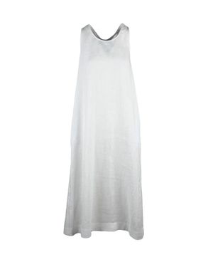 MM by Max Mara Douglas Linen Dress - White