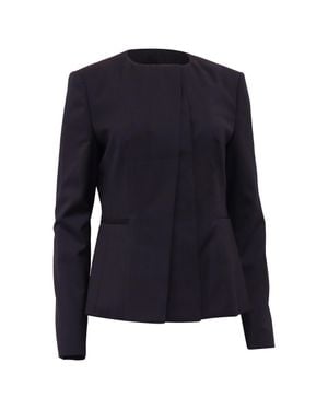 BOSS Hugo Jadela Asymmetrical Blazer - Blue