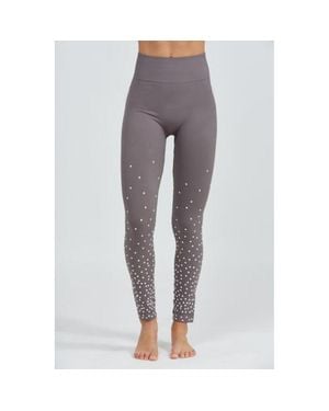 Phat Buddha Cotton Club Pearl Leggings - Gray