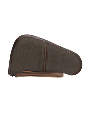STS Ranchwear Foreman Dark Canvass Pistol Case Bag - Brown