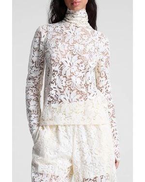 A.L.C. Indy Lace Top - Natural