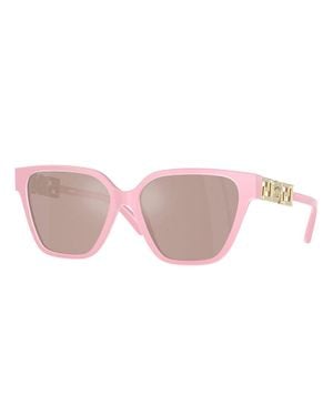 Versace Butterfly Full Rim, With A Perla Dark Ruby Frame And Gradient Lens - Pink