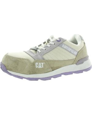 Caterpillar Venward Suede Composite Toe Work & Safety Shoes - White