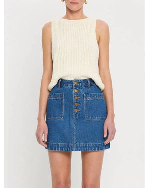 Kivari Cameron Mini Skirt - Blue