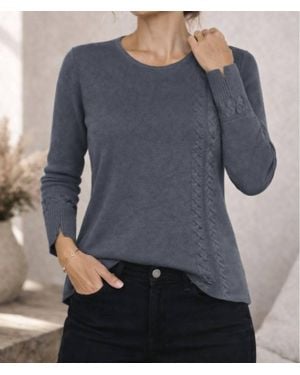 J'Envie/Eli Weave Long Sleeve Tunic - Gray