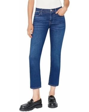 FRAME Le Shape High Straight Jeans - Blue