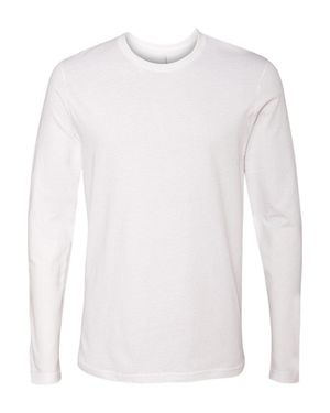 Next Level Cotton Long Sleeve T-Shirt - White