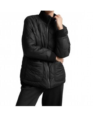 Beyond Yoga Two-Way Quilted Jacket - Black