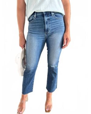 Pistola Lennon High Rise Crop Jean - Blue