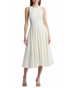 FRAME Eyelet Dress - Natural
