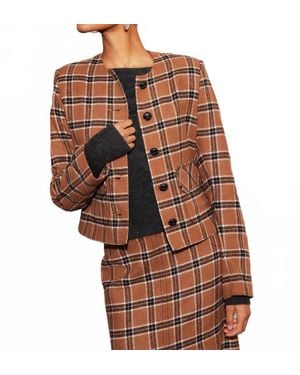Fifteen Twenty Jackie Micro Jacket - Brown